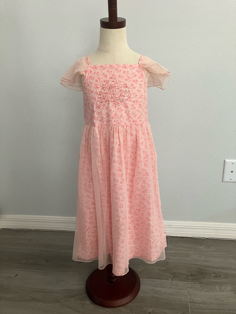 APRIL CORNEL Girls Vintage Inspired Pink special occasion dress | 5-6